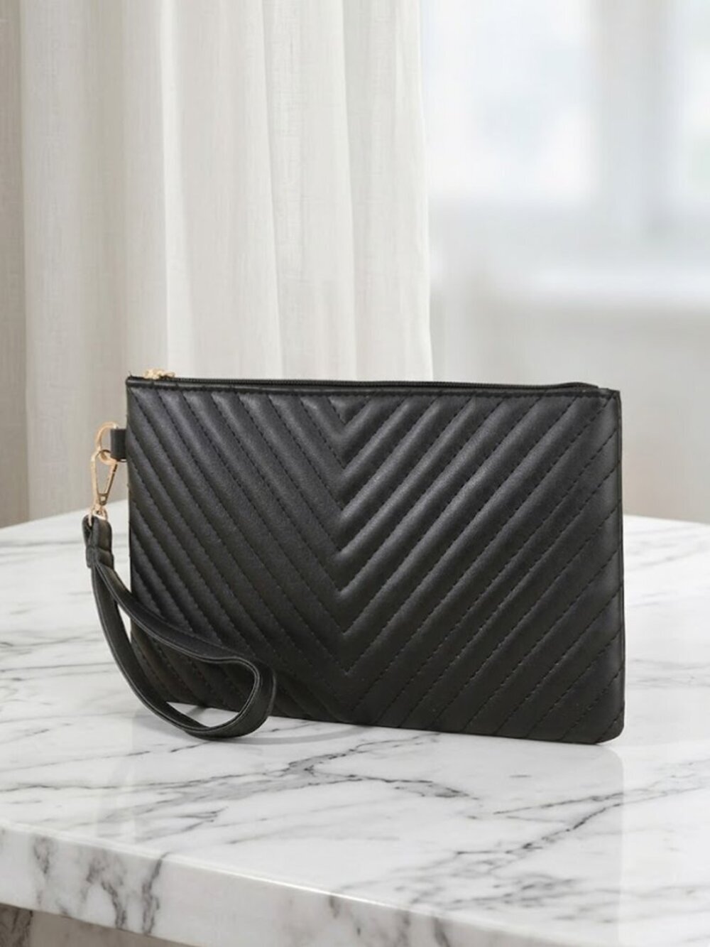 Black Ladies Clutch Bag
